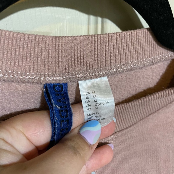 Blush Pink Crew Neck Sweater - Picture 6 of 8